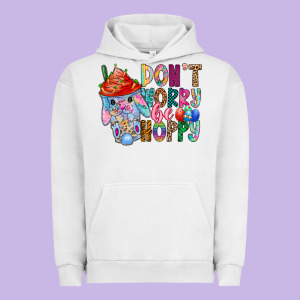 Don T Worry Be Hoppy Easter Urban Hoodie Designed By Cowhidedigitalart