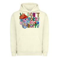 Pigment Pistachio DON T WORRY Be hoppy Easter Urban Hoodie - CowhideDigitalArt