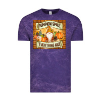 Cloud Purple Pumpkin Spice Everything Nice Gnome Vintage Tee - MaliasSmallBusiness