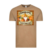 Vintage Coffee Pumpkin Spice Everything Nice Gnome Vintage Tee - MaliasSmallBusiness