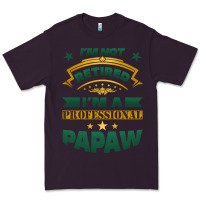 Plum i'm not retired i'm a professional papaw Premium Tee - Jasminsmagicworld