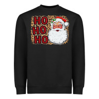 Black Ho Ho Ho Santa Heavyweight Sweatshirt - Bettercallsaul
