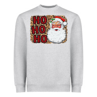 Heather Grey Ho Ho Ho Santa Heavyweight Sweatshirt - Bettercallsaul