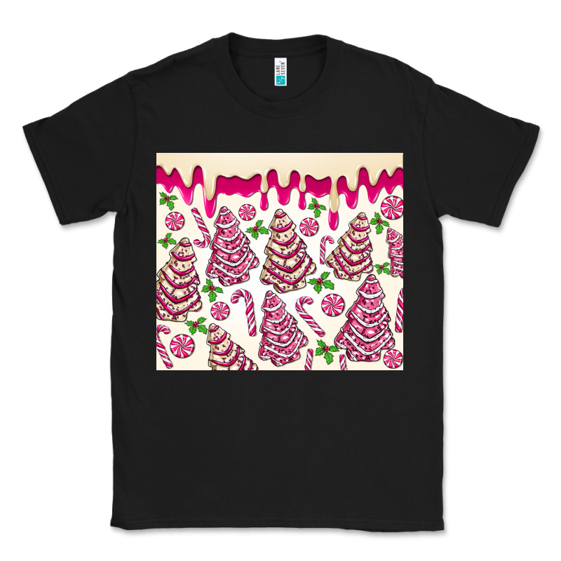 Pink Christmas Tree Cakes Classic Tee by MaliasSmallBusiness | Teevron