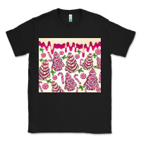 Black pink christmas tree cakes Classic Tee - MaliasSmallBusiness
