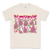 Natural pink christmas tree cakes Classic Tee - MaliasSmallBusiness