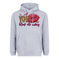 Heather Grey you blow me away olivia Heavyweight Hoodie - OliviaCreatesArt