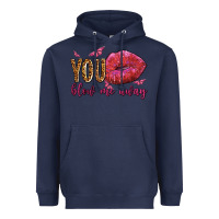 Navy you blow me away olivia Heavyweight Hoodie - OliviaCreatesArt