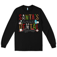 Black santa's favorite dental hygienist Long Sleeve Tee - Jasminsmagicworld