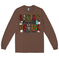 Chestnut santa's favorite dental hygienist Long Sleeve Tee - Jasminsmagicworld