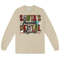 Santa's Favorite Dental Hygienist Long Sleeve Tee | Teevron