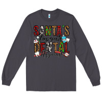 Smoke santa's favorite dental hygienist Long Sleeve Tee - Jasminsmagicworld