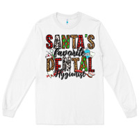 White santa's favorite dental hygienist Long Sleeve Tee - Jasminsmagicworld
