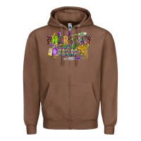 Chestnut mardi gras pharmacy tech Zipper Hoodie - CowGirlArtShop