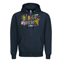 Navy mardi gras pharmacy tech Zipper Hoodie - CowGirlArtShop