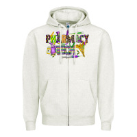 Oatmeal Heather mardi gras pharmacy tech Zipper Hoodie - CowGirlArtShop