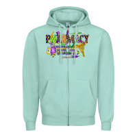 Seafoam mardi gras pharmacy tech Zipper Hoodie - CowGirlArtShop