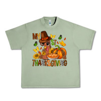 Oil Green my first thanksgiving bbs Urban Heavy Tee - BundleAndBundleShop