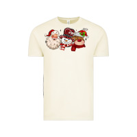 Vintage Arctic santa snowman reindeer Vintage Tee - MaliasSmallBusiness