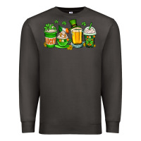 Smoke St. Patrick's Day coffee cups Premium Sweatshirt - OliviaCreatesArt