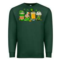 Sports Green St. Patrick's Day coffee cups Premium Sweatshirt - OliviaCreatesArt