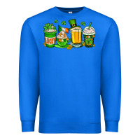 True Royal St. Patrick's Day coffee cups Premium Sweatshirt - OliviaCreatesArt