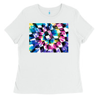 White tie dye colourful race flag background 3200x2400 Ladies Tee - AdoDesignShop