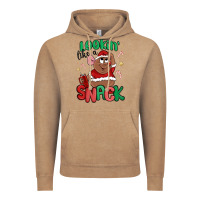 Vintage Coffee lookin' like a snack christmas character Vintage Hoodie - MaliasSmallBusiness
