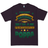 Plum i'm not retired i'm a professional poppa Premium Tee - Jasminsmagicworld