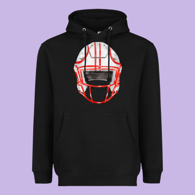Football Helmet Fa Element Heavyweight Hoodie Designed By Fadigitalartstudio
