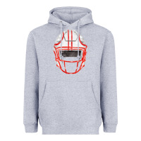 Heather Grey football helmet fa element Heavyweight Hoodie - FaDigitalArtStudio