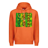 Carrot St. Patrick's Day brushstrokes Premium Hoodie - HowdyJamesFarm