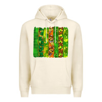 Tofu St. Patrick's Day brushstrokes Premium Hoodie - HowdyJamesFarm