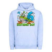 Pigment Grape Ice birthday boy frog age 6 Urban Hoodie - LillyAllenDesigns