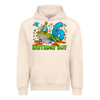 Sandshell birthday boy frog age 6 Urban Hoodie - LillyAllenDesigns