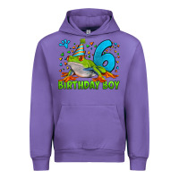 Tulip birthday boy frog age 6 Urban Hoodie - LillyAllenDesigns