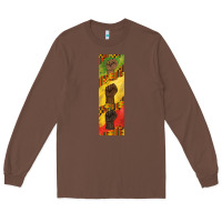 Chestnut juneteenth pen wrap Long Sleeve Tee - BarkalooDesign