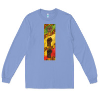 Colony Blue juneteenth pen wrap Long Sleeve Tee - BarkalooDesign