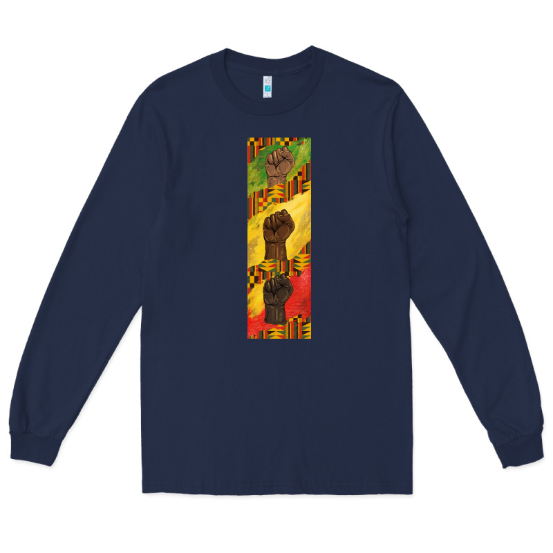 Juneteenth Pen Wrap Long Sleeve Tee by BarkalooDesign | Teevron