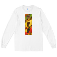 White juneteenth pen wrap Long Sleeve Tee - BarkalooDesign