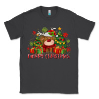 Smoke merry christmas reindeer Classic Tee - MaliasSmallBusiness