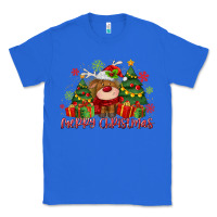 True Royal merry christmas reindeer Classic Tee - MaliasSmallBusiness