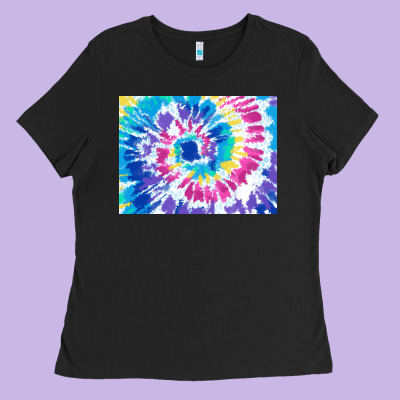 Tie Dye Background Colourful Leopard 2 3200x2400 Ladies Tee Designed By Adodesignshop