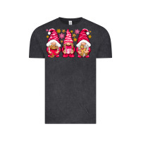 Pink Christmas Gnomes Vintage Tee | Teevron