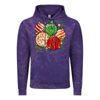 Cloud Purple merry christmas tree ball Vintage Hoodie - MaliasSmallBusiness