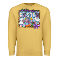 Antique Gold Easter vibes Premium Sweatshirt - OliviaCreatesArt