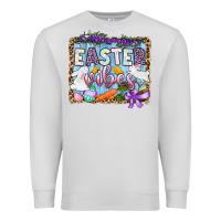 Dove Grey Easter vibes Premium Sweatshirt - OliviaCreatesArt
