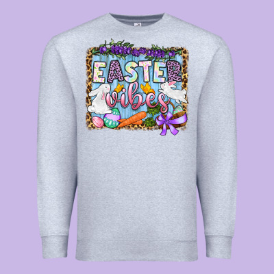 Easter Vibes Premium Sweatshirt Designed By Oliviacreatesart
