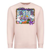 Pale Pink Easter vibes Premium Sweatshirt - OliviaCreatesArt