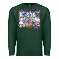 Sports Green Easter vibes Premium Sweatshirt - OliviaCreatesArt